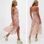 For Love & Lemons  Desmona Floral Midi Dress Size Medium NWT Dainty Coquette Photo 9