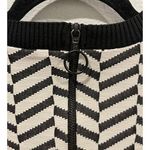 ZARA Antique White Black Short Sleeve Mini Dress Photo 3