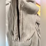 Earthbound Trading Co halter neck, gathered waist, harem leg jumpsuit, olive S Photo 9