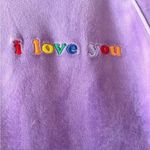 Nordstrom  BP PURPLE HYACINTH LOVE Be Proud  Inclusive Pride Velour S Photo 12