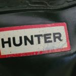 Hunter  Original Black Gloss Rain Boots Women's Size 6 Photo 5