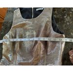 Eliza J  Metallic Cocktail Dress Sleeveless Gold Mixed Media Fairy Photoshoot 2 Photo 6