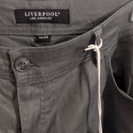 Liverpool Stretch Linen Fennel Green Emma Wide Leg Classic Pants Size - 16/33 Photo 3