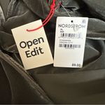 Open Edit  Green Relaxed Fit Velvet Blazer Photo 7