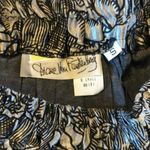 Diane Von Furstenberg Vintage  Black Silver A-line Skirt Photo 4