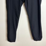 ZARA black athleisure drawstring elastic joggers size medium Photo 2