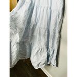 DEREK LAM X RTR Light Blue 100% Cotton Hourglass Cap Sleeve Tiered Dress Size 46 Photo 9