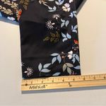 Ted Baker Navy Floral Butter Fly Print Ruffle High Waist Tapered Leg Pant Size 4 Photo 6