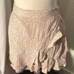 Sim & Sam  NEW WITH TAGS Peach & Grey Leopard Print. Summer Fun Skirt. 16” Long Photo 0