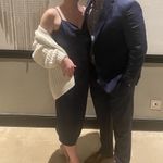 Lulus Lulu’s Hollywood Woman Navy Blue Satin Midi Dress Photo 1