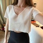 SheIn Waffle Knit Top Photo 1