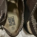 Faded Glory ‎ Y2k Brown Crissy Ankle Strap Sandals Women's 8 Chunky Artsy Boho Photo 4