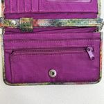 Hobo International Wristlet Key ID Holder Fold Over Snap Snakeskin Embossed Photo 6