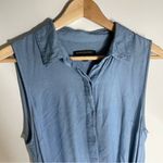 Banana Republic Banana Republic Blue Chambray Denim Dress Sleeveless Tie Waist Women’s size 8 Photo 3