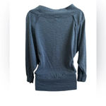 We The Free  Ladies Off Shoulder Navy Sweatshirt Size XS Photo 2