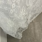 New Boutique Bridal Gown size US 16 plus lined lace train flared romantic event White Photo 1