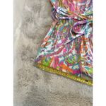 Lilly Pulitzer  Womens Pink Print Deanna Shorts Romper‎ Multicolor Straps Large Photo 10