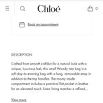 Chloé woody rare color pristine small leather tote crossbody in nomad beige Photo 10