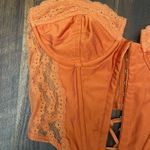Edikted  Orange Corset Top Photo 2