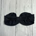 Lily Of France 90s Vintage  Black Satin Strapless Bra 36C Photo 1
