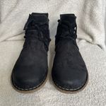 Born Tarklin Boots Womens 9.5 Bootie Shoes Black Distressed Suede Boho Comfort Photo 1