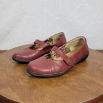 Soft Style Womens Shoes Size‎ 7 Red Mary Janes Round Toe Strap Closure Flat Photo 2