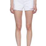 Rag and Bone Maya high rise distressed white denim shorts in white tabby size 27 Photo 15