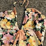 Shade & Shore Women's Halter Keyhole Bandeau One Piece Swimsuit Multi Floral XL Photo 3