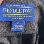 Pendleton  Dress Pants Women‎ Sz 6 Gray Pinstripe 100% Virgin Wool Office Career Photo 7