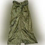 Vince NWOT  Twist Front Skirt in Dark Pistachio Size 2 Photo 9