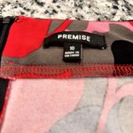 Premise  Floral Abstract Print Skirt Red Pink Yellow Brown Black Artistic Size 10 Photo 7