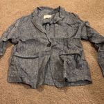 Caslon  petite small denim blazer Photo 2
