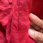 STAUD Jumpsuit Sleeveless Cropped 100% Ramie Red 0 Photo 13