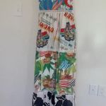 Farm Rio  Maxi Dress Tropical Sz small fruit Foliage Motif Maximalist  Photo 1