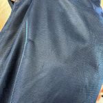 Alamour The Label Claudia Navy Ruched Draped Neck Sleeveless Strappy Back Gown M Blue Size M Photo 12