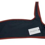 We Wore What  One Shoulder Bra Blue Red Sz Large $68 Retail Revolve Photo 0