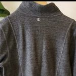 Lane Bryant  Fleece Sweatshirt Jacket Dark Heather Gray Zip Up Pockets Size 14/16 Photo 3