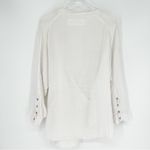 Free People  Night Dreams Gauze Wrap Top M Cream Photo 3