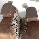 Cheetah Print Faux Leather Ankle Booties Size 9 Photo 6