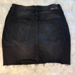 Kendall + Kylie  Black Denim Skirt Size 7/28 – Frayed Hem, Excellent Condition Photo 1