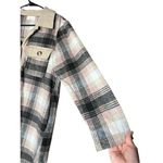 MELLODAY  Longline Oversized Flannel Jacket Shacket‎ Photo 3