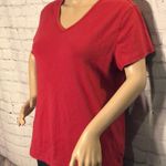Sonoma Red 100% Cotton Plain Womens Tee L Photo 3
