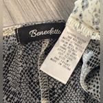 Women's Snake Print Fashion Kimono, Size M Gray Size M Photo 5