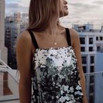 ZARA  Sequin Silver Mini Dress Photo 0