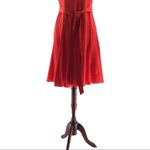 New Direction Dress Linen Blend Pleated Pintuck Tie Waist Dress Size 10 Photo 1