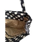 Kate Spade  Cream Black Apple Print Tote Nylon Shoulder Bag Photo 14