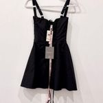 House Of CB NWT  Carlotta Sleeveless Corset Babydoll Mini Dress Black Women's XS Photo 3