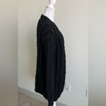 IRO  Small Black thick 100% Merino WOOL knit  Women's long  Cardigan $795 Photo 6