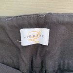 Lisette Black Pull On Pants Size 6 Stretch Comfort Waistband Office Church FLAWS Photo 2