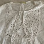 Gianni Bini  White Lace Detail Women's swim suit cover up Medium 100% cotton Photo 1